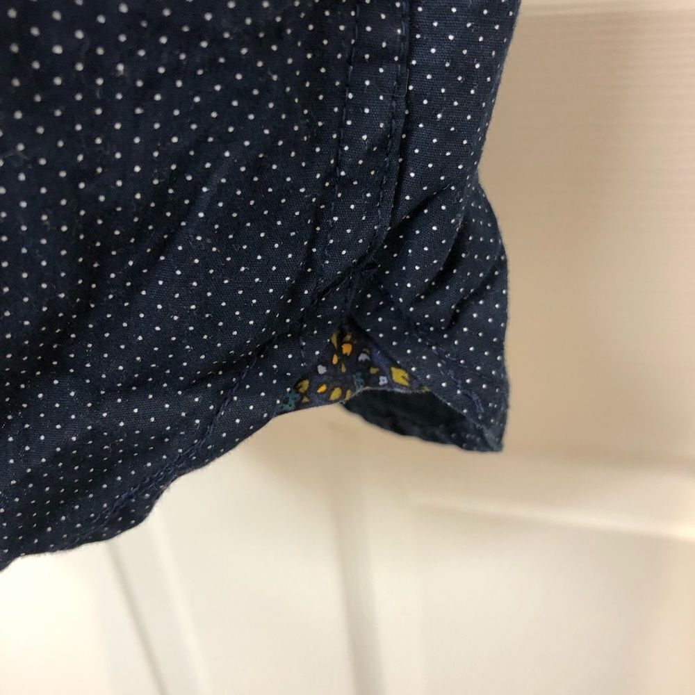 Denim & Flower Ricky Singh navy blue button up short sleeve collared shirt - Picture 9 of 14